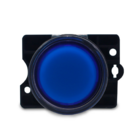 Botão De Impulso Iluminado | Plástico | Ew3661 | 220vca | Azu